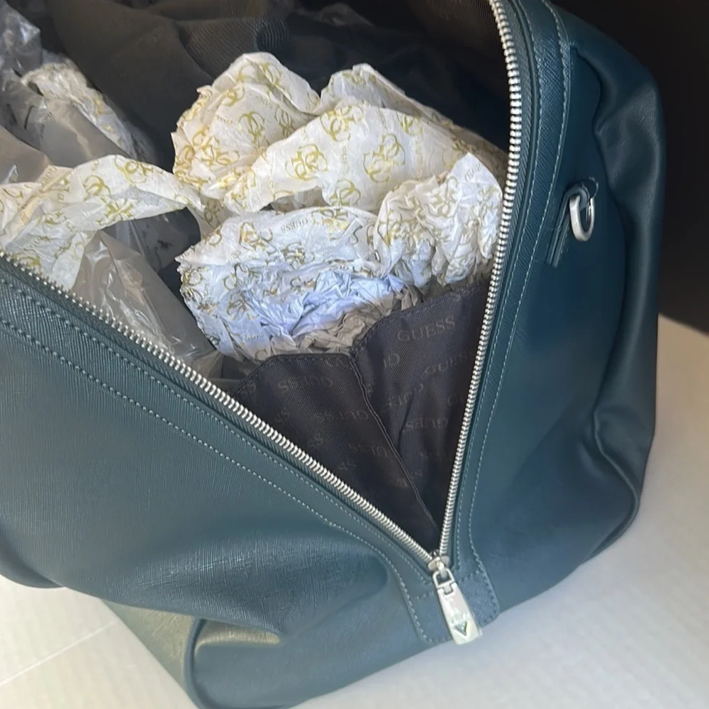 New GUESS Certosa saffiano Large Travel bag